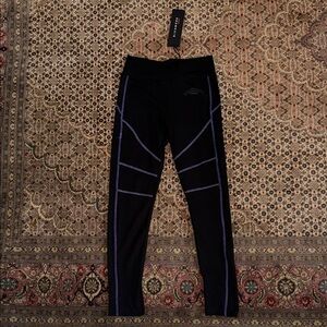 John Richmond Black and Blue Leggings